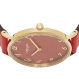 Buy Shop Coach Perry Red Dial Red Leather Strap Watch for Women - 14503722 USA Online
