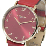 Buy Shop Coach Perry Red Dial Red Leather Strap Watch for Women - 14503722 USA Online