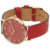 Buy Shop Coach Perry Red Dial Red Leather Strap Watch for Women - 14503722 USA Online
