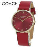 Buy Shop Coach Perry Red Dial Red Leather Strap Watch for Women - 14503722 USA Online
