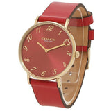 Buy Shop Coach Perry Red Dial Red Leather Strap Watch for Women - 14503722 USA Online
