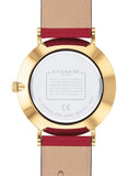 Buy Shop Coach Perry Red Dial Red Leather Strap Watch for Women - 14503852 USA Online