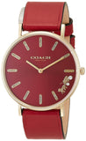 Buy Shop Coach Perry Red Dial Red Leather Strap Watch for Women - 14503852 USA Online