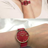 Buy Shop Coach Perry Red Dial Red Leather Strap Watch for Women - 14503867 USA Online