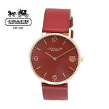 Buy Shop Coach Perry Red Dial Red Leather Strap Watch for Women - 14503867 USA Online