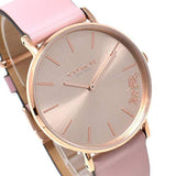 Buy Shop Coach Perry Rose Gold Dial Pink Leather Strap Watch for Women - 14503332-C USA Online