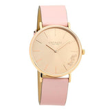 Buy Shop Coach Perry Rose Gold Dial Pink Leather Strap Watch for Women - 14503332-C USA Online