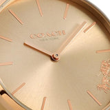Buy Shop Coach Perry Rose Gold Dial Pink Leather Strap Watch for Women - 14503332-C USA Online
