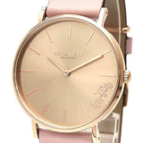 Buy Shop Coach Perry Rose Gold Dial Pink Leather Strap Watch for Women - 14503332-C USA Online