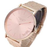 Buy Shop Coach Perry Rose Gold Dial Rose Gold Mesh Bracelet Watch for Women - 14503343 USA Online