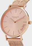 Buy Shop Coach Perry Rose Gold Dial Rose Gold Mesh Bracelet Watch for Women - 14503343 USA Online