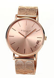 Buy Shop Coach Perry Rose Gold Dial Rose Gold Mesh Bracelet Watch for Women - 14503343 USA Online