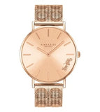 Buy Shop Coach Perry Rose Gold Dial Rose Gold Mesh Bracelet Watch for Women - 14503343 USA Online