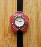 Buy Shop Coach Perry Silver Dial Black Leather Strap Watch for Women - 14503049 USA Online