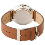 Buy Shop Coach Perry Silver Dial Brown Leather Strap Watch for Women - 14503120 USA Online
