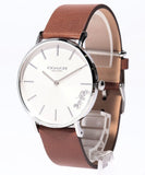 Buy Shop Coach Perry Silver Dial Brown Leather Strap Watch for Women - 14503120 USA Online