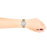 Buy Shop Coach Perry Silver Dial Gold Mesh Bracelet Watch for Women - 14503385 USA Online