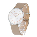 Buy Shop Coach Perry Silver Dial Light Brown Leather Strap Watch for Women - 14503119 USA Online