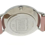 Buy Shop Coach Perry Silver Dial Pink Leather Strap Watch for Women - 14503516 USA Online