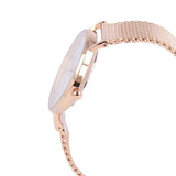 Buy Shop Coach Perry Silver Dial Rose Gold Mesh Bracelet Watch for Women - 14503386 USA Online