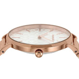 Buy Shop Coach Perry Silver Dial Rose Gold Mesh Bracelet Watch for Women - 14503386 USA Online