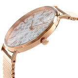 Buy Shop Coach Perry Silver Dial Rose Gold Mesh Bracelet Watch for Women - 14503386 USA Online
