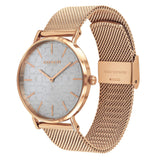 Buy Shop Coach Perry Silver Dial Rose Gold Mesh Bracelet Watch for Women - 14503386 USA Online