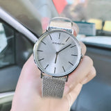 Buy Shop Coach Perry Silver Dial Silver Mesh Bracelet Watch for Women - 14503341 USA Online