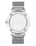 Buy Shop Coach Perry Silver Dial Silver Mesh Bracelet Watch for Women - 14503341 USA Online