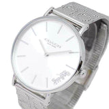 Buy Shop Coach Perry Silver Dial Silver Mesh Bracelet Watch for Women - 14503341 USA Online