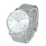 Buy Shop Coach Perry Silver Dial Silver Mesh Bracelet Watch for Women - 14503341 USA Online