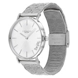 Buy Shop Coach Perry Silver Dial Silver Mesh Bracelet Watch for Women - 14503341 USA Online