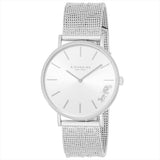Buy Shop Coach Perry Silver Dial Silver Mesh Bracelet Watch for Women - 14503341 USA Online