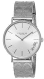 Buy Shop Coach Perry Silver Dial Silver Mesh Bracelet Watch for Women - 14503341 USA Online