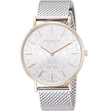 Buy Shop Coach Perry Silver Dial Silver Mesh Bracelet Watch for Women - 14503387 USA Online
