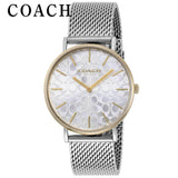 Buy Shop Coach Perry Silver Dial Silver Mesh Bracelet Watch for Women - 14503387 USA Online