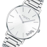 Buy Shop Coach Perry Silver Dial Silver Steel Strap Watch for Women - 14503344 USA Online
