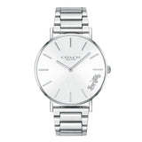 Buy Shop Coach Perry Silver Dial Silver Steel Strap Watch for Women - 14503344 USA Online