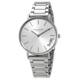 Buy Shop Coach Perry Silver Dial Silver Steel Strap Watch for Women - 14503344 USA Online