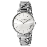 Buy Shop Coach Perry Silver Dial Silver Steel Strap Watch for Women - 14503344 USA Online