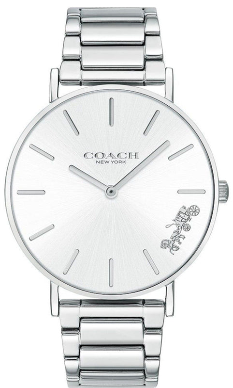 Buy Shop Coach Perry Silver Dial Silver Steel Strap Watch for Women - 14503344 USA Online