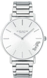 Buy Shop Coach Perry Silver Dial Silver Steel Strap Watch for Women - 14503344 USA Online