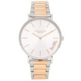 Buy Shop Coach Perry Silver Dial Two Tone Steel Strap Watch for Women - 14503346 USA Online