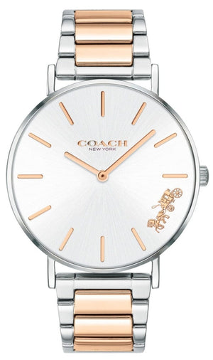 Buy Shop Coach Perry Silver Dial Two Tone Steel Strap Watch for Women - 14503346 USA Online