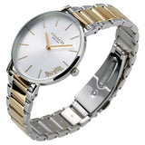 Buy Shop Coach Perry Silver Dial Two Tone Steel Strap Watch for Women - 14503347 USA Online