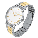 Buy Shop Coach Perry Silver Dial Two Tone Steel Strap Watch for Women - 14503347 USA Online