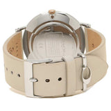 Buy Shop Coach Perry Silver DIal White Leather Strap Watch for Women - 14503116 USA Online