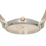 Buy Shop Coach Perry Silver DIal White Leather Strap Watch for Women - 14503116 USA Online