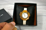 Buy Shop Coach Perry White Dial Beige Leather Strap Watch for Women - 14503050 USA Online