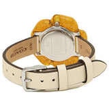 Buy Shop Coach Perry White Dial Beige Leather Strap Watch for Women - 14503050 USA Online